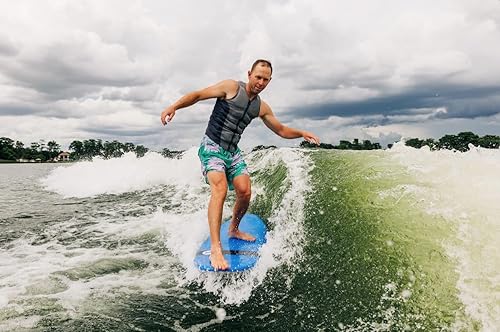 Liquid Force 2024 Wake Foamie Micro-Mal 5'0" Wakesurf Board Blue