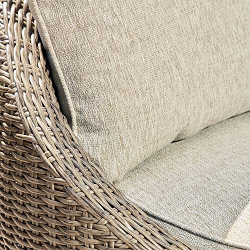 Signature Design by Ashley DANSON Swivel Lounge Chairs with Cushion, 2 Count, Light Brown