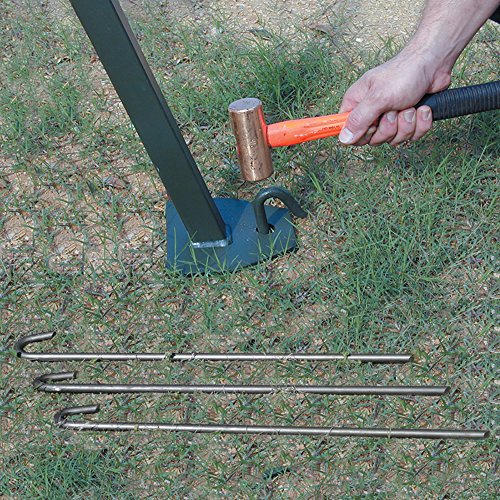 Texas Hunter Products Wildlife & Deer Feeder 300 lb Corn Capacity with 8-Foot Heavy-Duty Extension Legs
