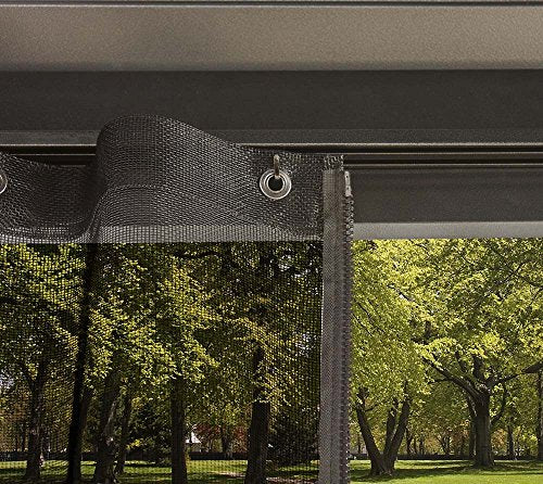 Sojag 500-7156980 Messina Hard Top Sun Shelter 10' x 12' Charcoal