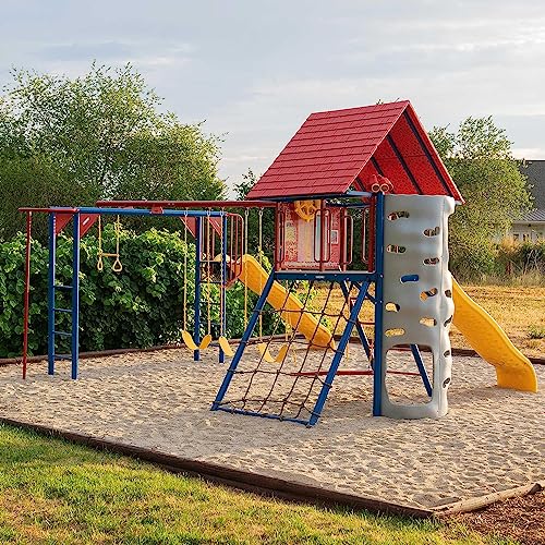 Lifetime Big Stuff Deluxe Swing Set Playset Primary