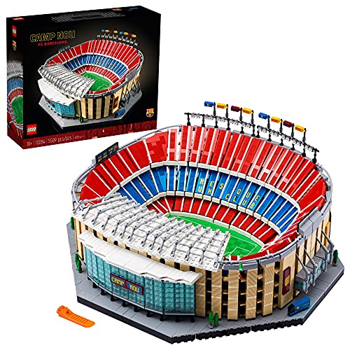 LEGO Icons FC Barcelona Soccer Stadium 10284 Model Building Kit Multicolor
