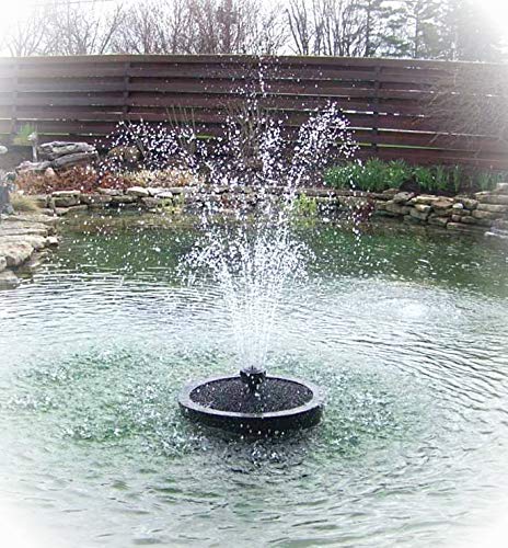 Custom Pro 5200 Floating Fountain Aerator with 5200 GPH Pump and 108 LED White Ring Light