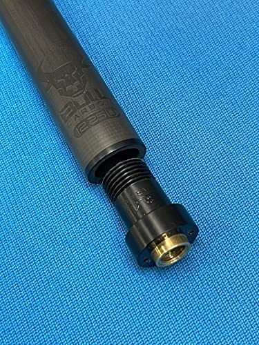Bull Carbon Pool Cue, Denver Blue Butt, 12.25mm Carbon Shaft (18) Black