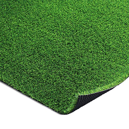 Griclner 0.7 Inch Realistic Synthetic Grass Turf Green 14FT x 76FT
