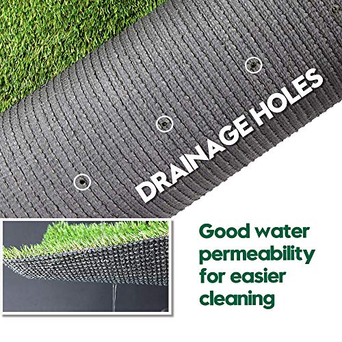 WarmShe Artificial Grass Turf 13FT x 69FT Realistic Synthetic Lawn Mat