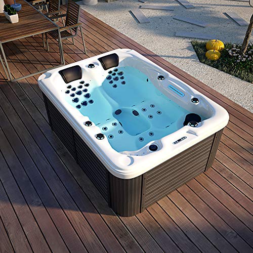 SymbolicSpas Outdoor Hydrotherapy Bathtub Whirlpool SPA SYM6016A - 51 Jets