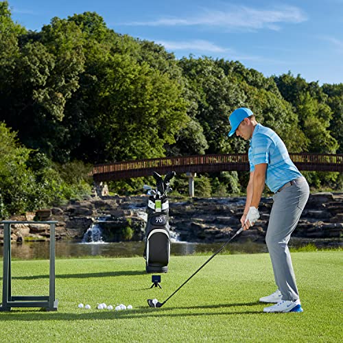 PlayBetter Garmin Approach R10 Golf Launch Monitor & Simulator +Alignment Stand Bundle