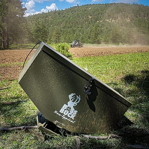 Boss Buck ATV Spreader with Adjustable Flow Rate & 4 Prong Tail Light Adapter, 2 Pack