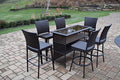 Oakland Living Outdoor Wicker Bar Set Coffee