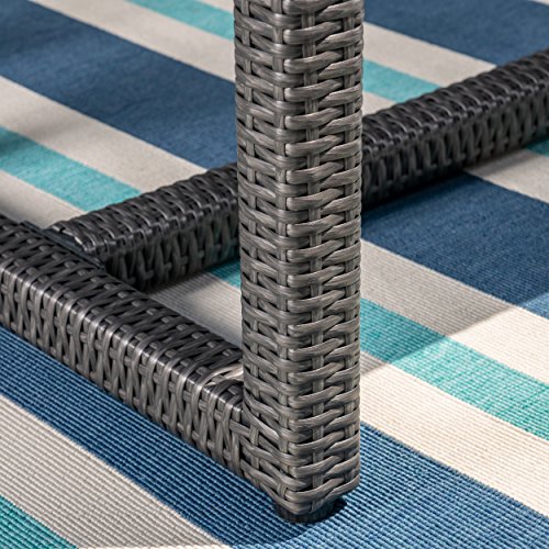 Christopher Knight Home Liam Outdoor 7 Piece Wicker Dining Set Grey