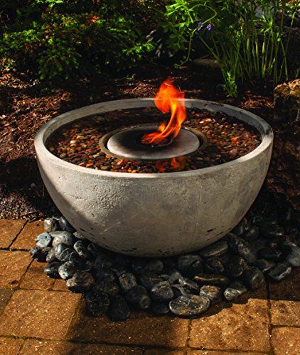 Aquascape Fire Fountain Water Feature 28-Inch Gray