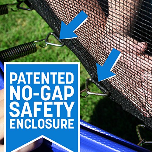 Skywalker Trampolines 14-Foot Rectangle Trampoline with Enclosure Net Green