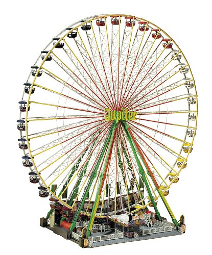 FALLER Ferris Wheel Jupiter HO Scale Building Kit Grey