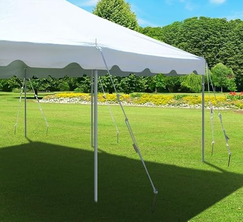 TentandTable 20' x 20' Premium White Canopy Tent for Events
