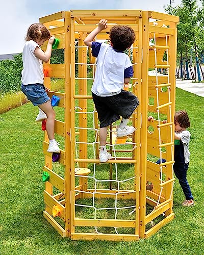 Avenlur Hawthorn 9-in-1 Outdoor Activity Center Natural