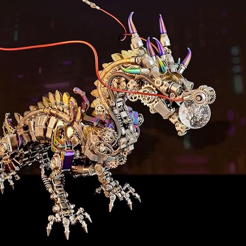 Inkist 3D Metal Chinese Dragon Puzzle Kit 2030PCS