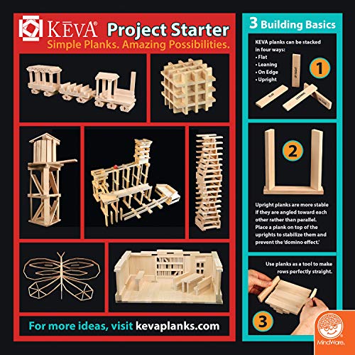 MindWare KEVA Maple 1000 Plank Set with Bin