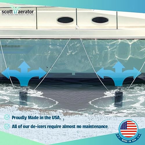 Scott Aerator Slinger De-Icer for Lakes & Ponds 1/2 HP 230V Stainless Steel