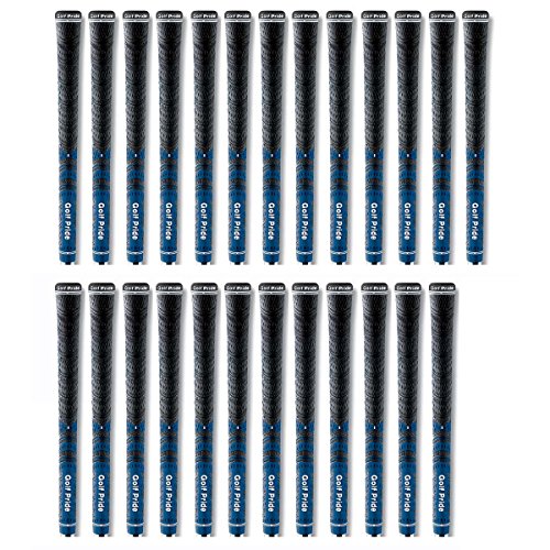 Golf Pride New Decade Multicompound MCC Golf Grip Bundle (25 Piece), Midsize Blue