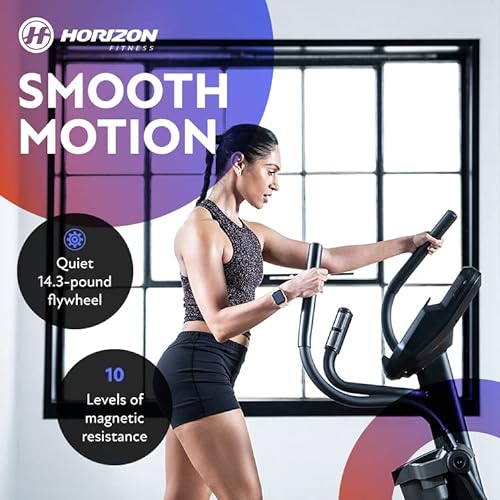Horizon Fitness EX-59 Elliptical Trainer Exercise Machine Black