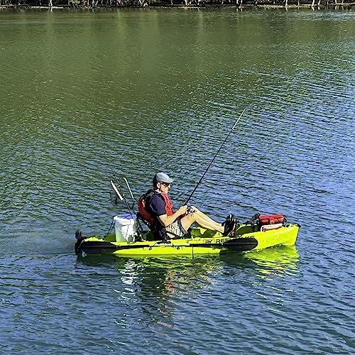 Reel Yaks 9.5ft Modular Fishing Kayak Cyan Gray