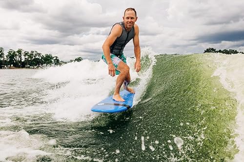 Liquid Force 2024 Wake Foamie Micro-Mal 5'0" Wakesurf Board Blue