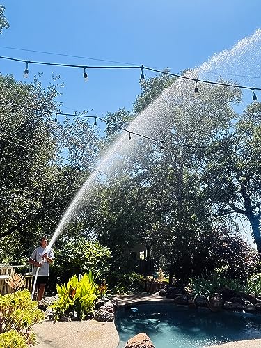 FireFighter1 Fire Hose for Pool Pumps 100' with Installation Kit