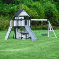 Backyard Discovery Canyon Creek Swing Set White