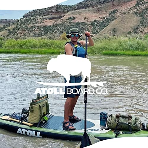Atoll Inflatable Stand Up Paddle Board 11 Feet Army Green