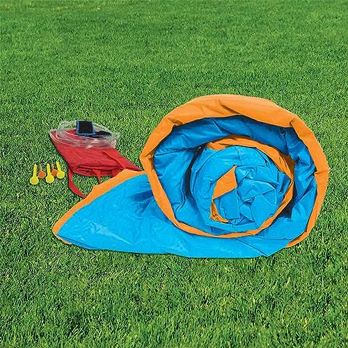 BANZAI Pipeline Twist Kids Inflatable Waterpark Play Center Blue/Yellow/Orange