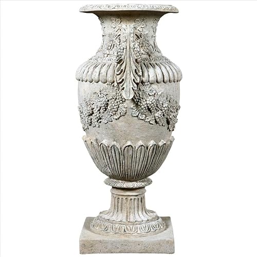 Design Toscano Wine Harvest Oviform Architectural Garden Urn Roman Stone
