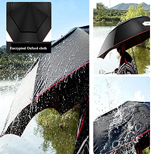 BEYSG Large Fishing Umbrella Parasol Grön