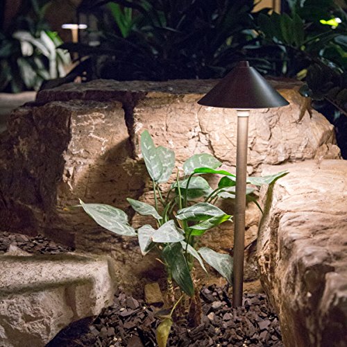 Aquascape Path and Area LED Landscape Light 6-Pack Antique Bronze Brown