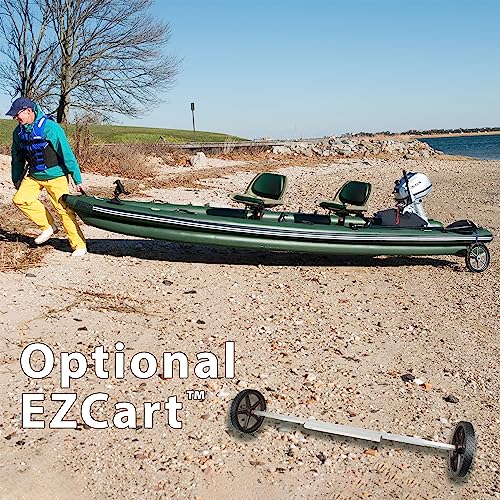 Sea Eagle FSK16 FishSkiff Inflatable 16' Fishing Boat Green/Gray