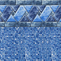 Smartline Stone Harbor 30-Foot Round Pool Liner 52-Inch | UniBead Style | 25 Gauge Virgin Vinyl | Heavy-Duty | Steel Sided Above-Ground Pool