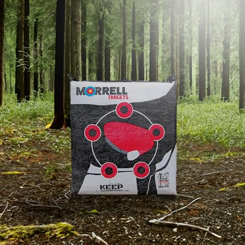 Morrell Keep Hammering Crossbow Archery Bag Target 54 lb 4 Pack White