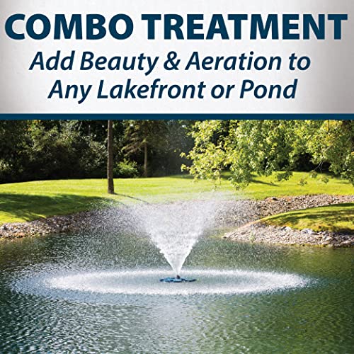 Airmax EcoSeries Floating Fountain Kit with 1/2 HP Pump and Nozzles Blue