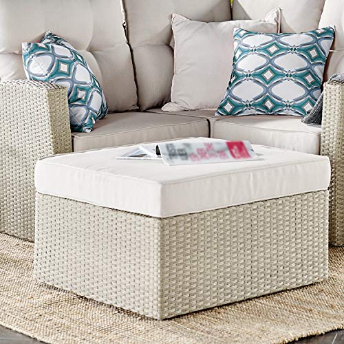Alaterre Furniture Canaan All-Weather Wicker Outdoor Seating Set