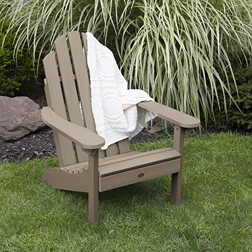 Highwood Classic Westport Adirondack 3-Piece Set, 2 Chairs & Coffee Table, Woodland Brown