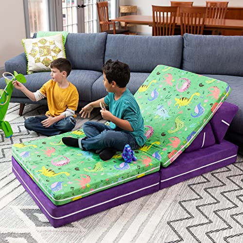 Jaxx Playscape Patterns Playset/Sofa Dinos/Grape