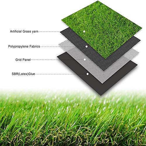 Sigetree Realistic Artificial Grass Turf Green 9FT X 70FT