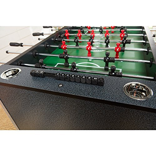 Playcraft Pitch Foosball Table Charcoal Brown Green