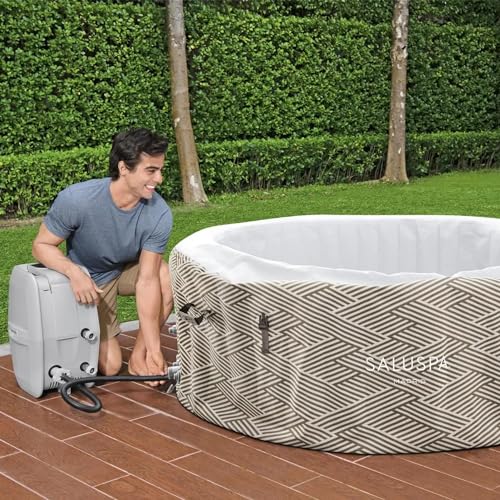 Bestway Madrid SaluSpa 2-4 Person Inflatable Hot Tub with AirJets and App Control