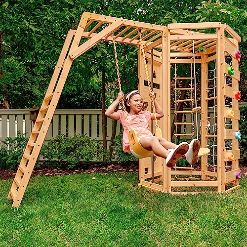 Avenlur Hawthorn 9-in-1 Outdoor Activity Center Natural