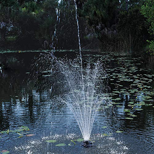 OASE Floating Fountain with Lights 1/4 Hp Black