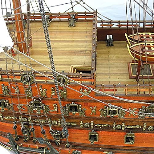 Old Modern Handicrafts HMS Sovereign of The Seas XL Model with Display Case Multicolor