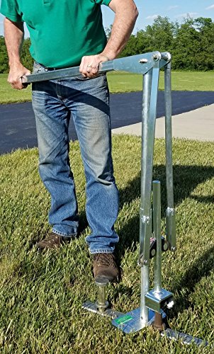 Construction Accessories, Inc. JackJaw 307 Stake Puller Tool for Heavy Metal Stakes Clear