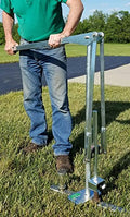 Construction Accessories, Inc. JackJaw 307 Stake Puller Tool for Heavy Metal Stakes Clear