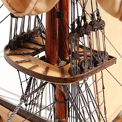 Old Modern Handicrafts Large HMS Surprise Wooden Model Ship Multi Color